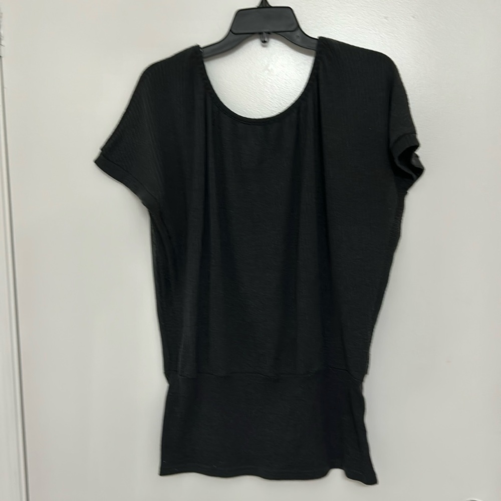 Women’s Grey Waffleknit Sweater Blouse